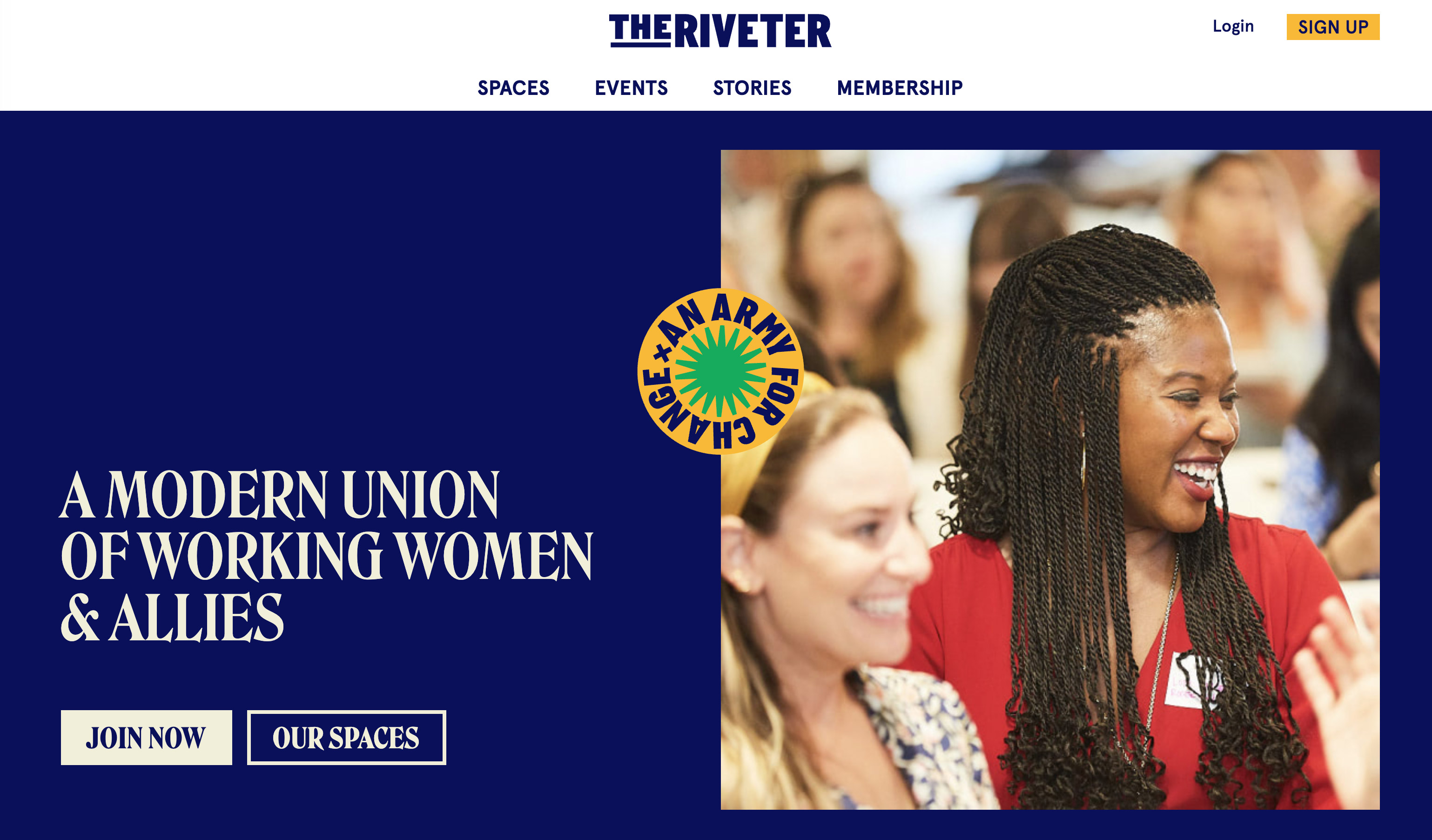 The Riveter Homepage